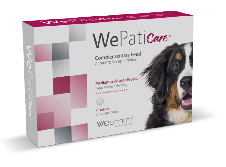 WePatiCare - Suplemento hepático para cães médios e grandes