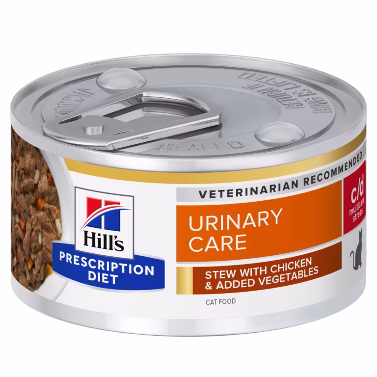 Hill's Prescription Diet c/d Urinary Multicare Stress guisado com frango e vegetais