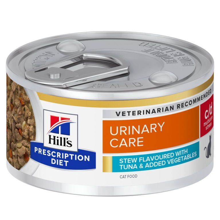 Hill's Prescription Diet c/d Multicare Stress guisado com atum e vegetais