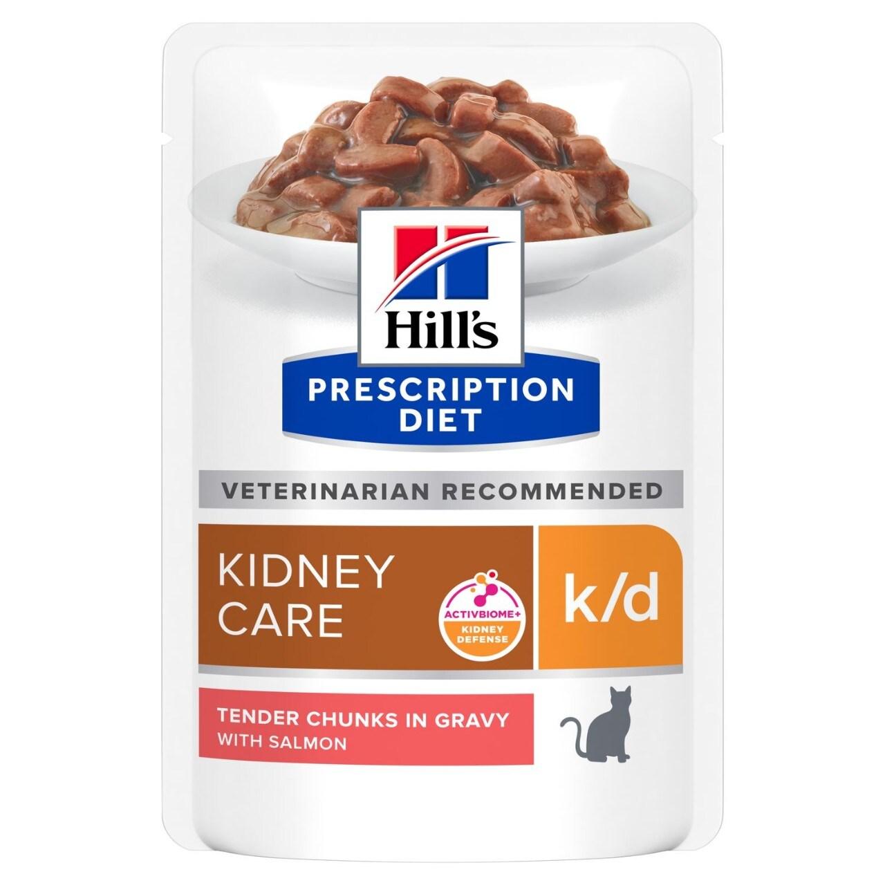 Hill's Prescription Diet k/d alimento para gato com salmão