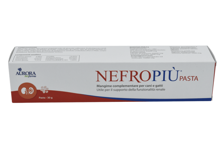 NEFROPIÙ Pasta – Suplemento alimentar complementar para rins em cães e gatos