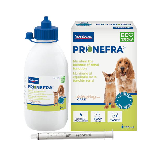 PRONEFRA - Suplemento para a gestão da doença renal crónica em cães e gatos